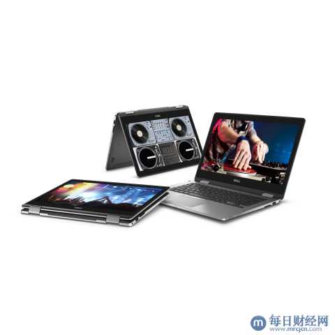戴尔推出全球首款17英寸二合一暨新一代功能丰富且有多种亮丽颜色可供选择的笔记本电脑
