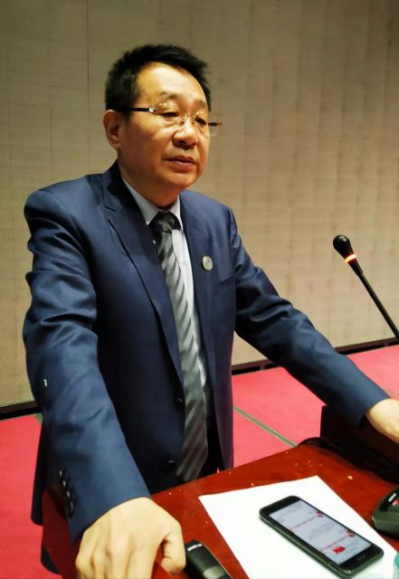 联盟秘书长张玉海介绍重点项目