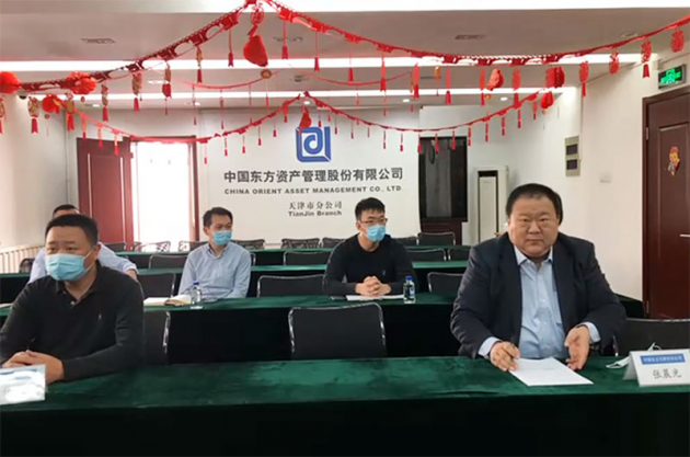 中国东方资产与新纶科技达成战略合作并举行天津新纶口罩生产线揭牌仪式