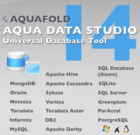 AquaDataStudio14增加对NoSQL数据库MongoDB和Cassandra以及基于Hadoop的Hive和微软云端
