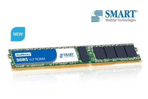SMART Modular 世迈科技宣布推出业界首款DuraMemory DDR5 VLP RDIMM